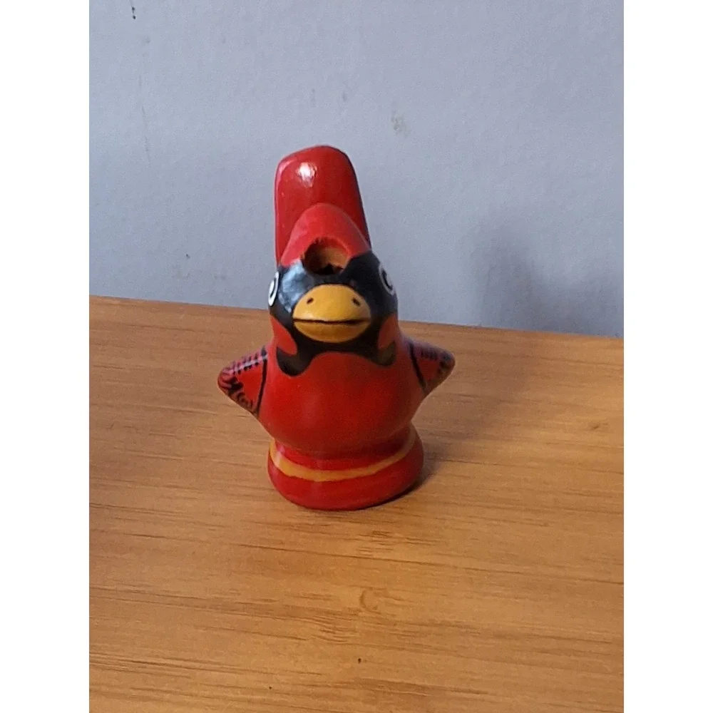 Vintage Peruvian Bird Water‎ Whistle, Hand-Painted VGVC!